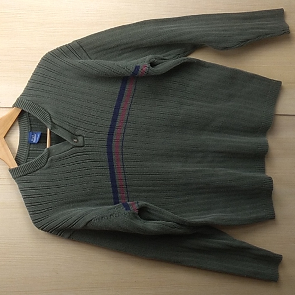 High Sierra Men's Sweater Size Large Green, Blue & Red